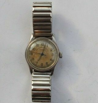 Rare Vintage Abercrombie & Fitch Co.  Wind Up Watch Wristwatch Shipmate Swiss Nr