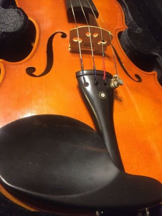 Vintage Karl Knilling Violin 45kf Glasser Bow Hard Case Made In Germany