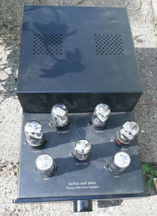 Amp Mk - Ii Vaccum Tube Stereo Amplifier With Tubes - Rare - Read Inside
