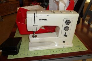 Vintage Bernina Record 830 Electric Sewing Machine With Hard Case,  Foot Pedal