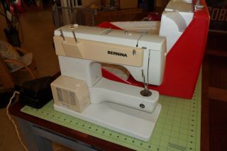 Vintage Bernina Record 830 Electric Sewing Machine with Hard Case,  Foot Pedal 2