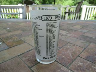 Vintage Rare 1973 Preakness Stakes Collectors Glass; 4
