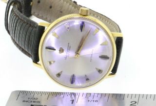 Jules Jurgensen vintage 18K gold elegant high fashion automatic men ' s watch 5