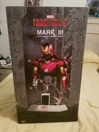 Iron Man 3 Mark Iii 1/4 Power Charger Series King Arts (rare)