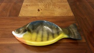 Bluegill Wood Carving Wood Bowl Fish Decoy Duck Decoy Casey Edwards