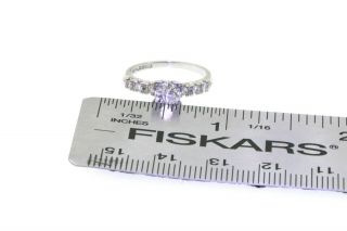 Antique platinum 0.  72ct VS1 - G diamond wedding engagement ring w/ 0.  51ct center 3