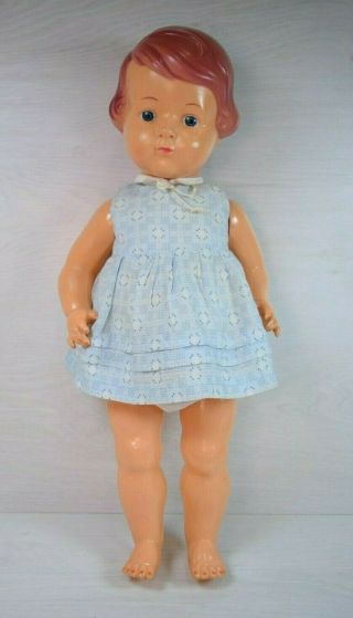 Antique Collectible Celluloid Baby Girl Sweet Cute Doll Puppet 1930 