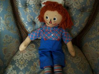 Wonderful And Antique 1930s Raggedy Andy Molly 
