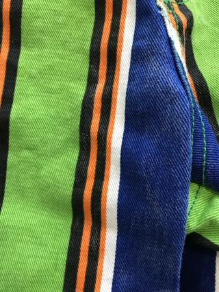 Vintage Cross Colours Shorts 32 Blue Green Stripe 3
