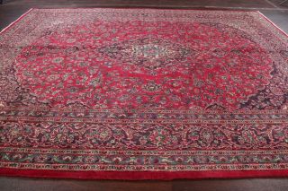 Vintage Traditional Floral Kashmar Large Area Rug Living Room Carpet Wool 10x13