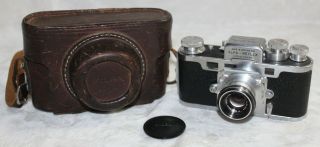 RARE Alpa Reflex II Camera With ALPAR 2.  9 5cm Lens CAP Leather Case 2