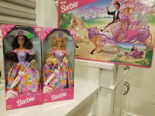 Barbie Sweet Magnolia Horse And Carriage 1996 Walmart Special Edition Vintage