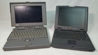 (2) Vintage Apple Macintosh Powerbook Laptops,  140,  2400c/180