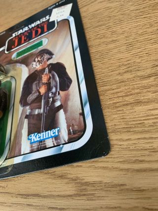 Star Wars Vintage Lando Calrissian Skiff Guard Rotj 65 Back Unpunched 4