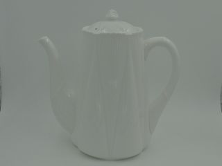 Vintage Shelley Dainty White Coffee Pot Teapot Bone China Cond 272101