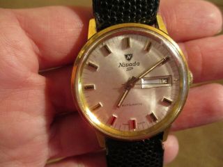 Vintage? Men ' s Croton Nivada SP Compensamatic Automatic Watch 2