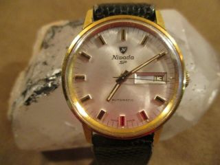 Vintage? Men ' s Croton Nivada SP Compensamatic Automatic Watch 5
