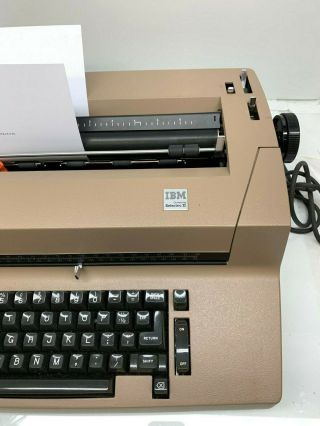 IBM Selectric II Typewriter Self Correcting Vintage Typewriter Correcting Select 3