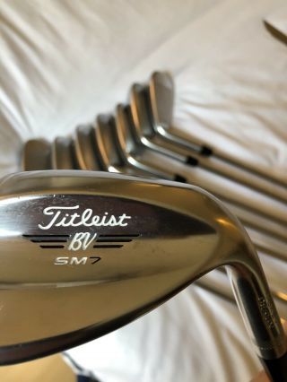 Titliest AP - 3 Irons Right Hand Stiff Rarely 4 Thu PW Plus SM - 7 60 Wedge 9