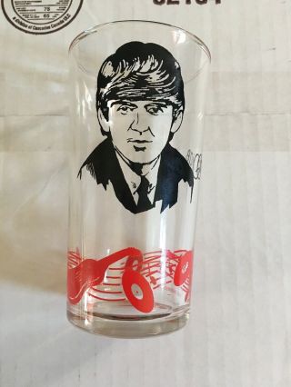 Vintage 1960 ' s The Beatles Drinking Glasses Set (UK) NEMS ENTERPRISES LTD 4
