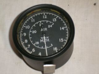 Vintage Smiths Pre - War Asi Air Speed Mph Indicator Ex Stores