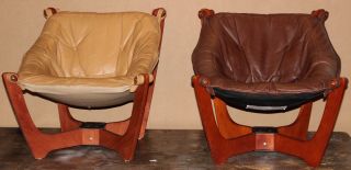 Vintage Danish Modern Teak Norway Odd Knutsen Single Chair Mid Century
