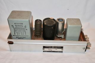 Vintage Ge 4ba1h1 Tube Plug In Module Mic Preamp Pre Amp 5879 Console Parts