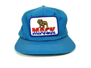 Vtg 80s Mack Truck Bull Dog Patch K - Brand K - Products Hat Usa Made A