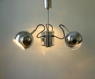 SPACE AGE MODEL 540 CEILING LIGHT by GINO SARFATTI for ARTELUCE,  Italy 60s 11