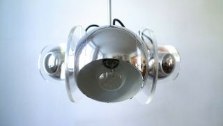 SPACE AGE MODEL 540 CEILING LIGHT by GINO SARFATTI for ARTELUCE,  Italy 60s 5