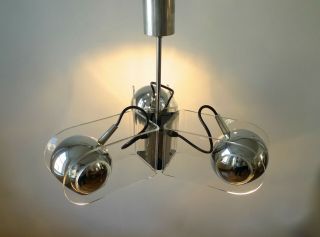 SPACE AGE MODEL 540 CEILING LIGHT by GINO SARFATTI for ARTELUCE,  Italy 60s 8