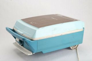 Vintage Canister Vacuum Kenmore Sears Best Powermate 2899 Magicord Teal/wood 116