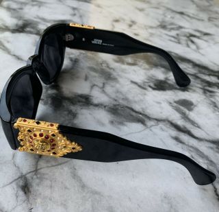 Vintage 90’s Gianni Versace Mod 413/h Sunglasses Medusa Swarovski Crystal