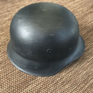 Wwii Vintage German M42 Steel Helmet Shell No Liner