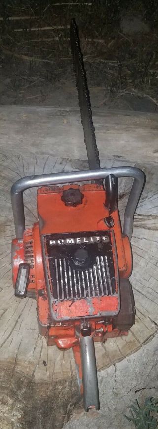 Homelite 2000 chainsaw Runs Antique Vintage chain saw 28 