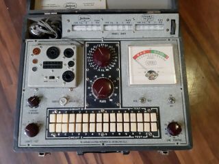 Vintage Jackson 648S Dynamic Conductance Solid State Tube Tester Case 2