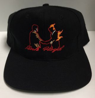 Pink Floyd Balzout Vintage Black Snapback Hat Cap Animals Wish You Were Here