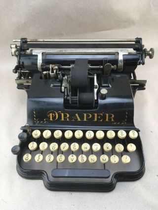 Antique Draper Typewriter