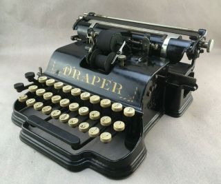 Antique DRAPER Typewriter 2