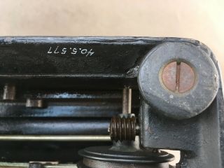 Antique DRAPER Typewriter 7