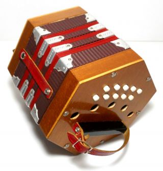 Vintage Concertina,  Made in Italy,  from a Collector ' s Estate 2