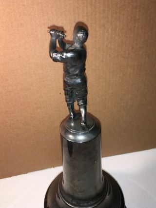 Vintage 1929 Wallace Brothers Silver Co.  Golf Trophy V608 A.  A 13” Tall Plated 6
