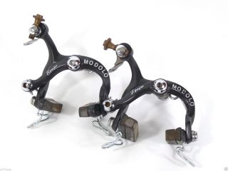 Modolo Brake Caliper Set Equipe Black Synterized Pads World Champ Vintage Bike