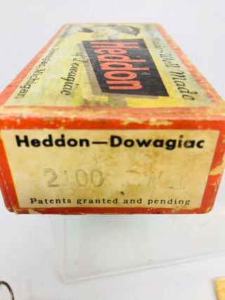 Vintage Heddon Crazy Crawler Fishing Lure 2100 With Box 6