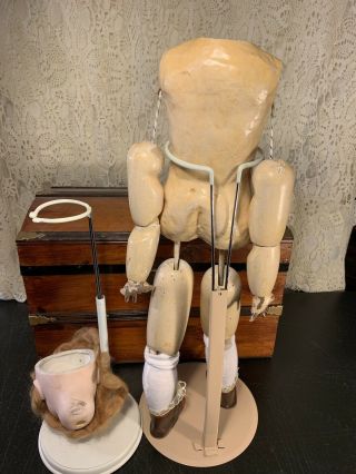 27” Antique Jumeau Doll For Restore 3