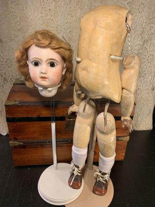 27” Antique Jumeau Doll For Restore 6