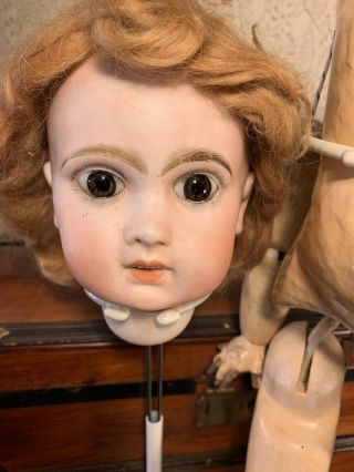 27” Antique Jumeau Doll For Restore 7
