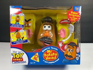 Rare - Nib - Animated Talking Mr Potato Head - Toy Story - Thinkway Toys 64014