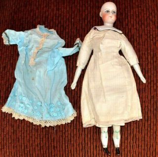 Antique Fashion Doll Bisque French Francois Gaultier Lady In Clothing