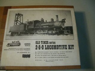 Vintage Roundhouse Hon3 Old Timer Series 2 - 8 - 0 Locomotive Kit 473